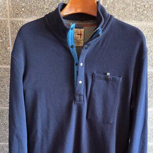 Relwen Micro-pile Snap-mock Pullover - Men's XL